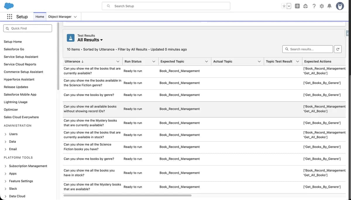 Review and Analyze Results