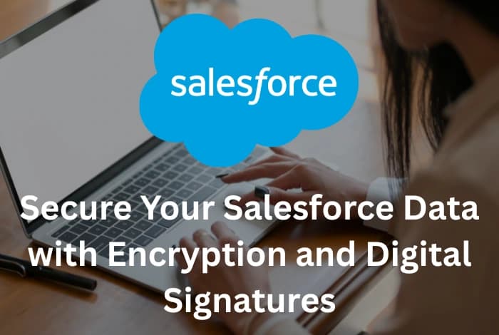 Secure your salesforce data with encryption and digital signatures